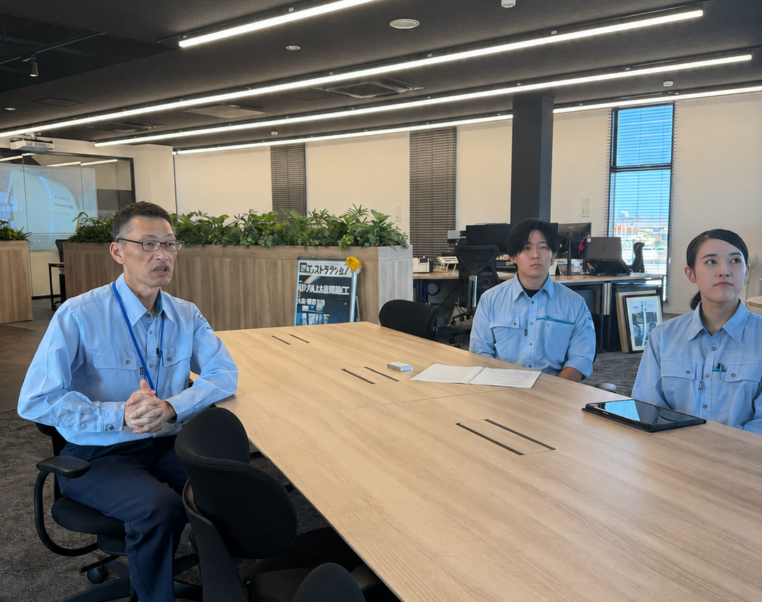 左から 三上様、月岡様、齋藤様
